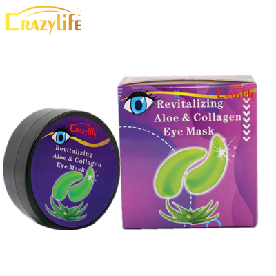 60pcs Hyaluronic Acid Repair Eye Patches Remove Dark Circles Moisturizing Eye Mask Crystal Collagen Gel Mask Eye Skin Care